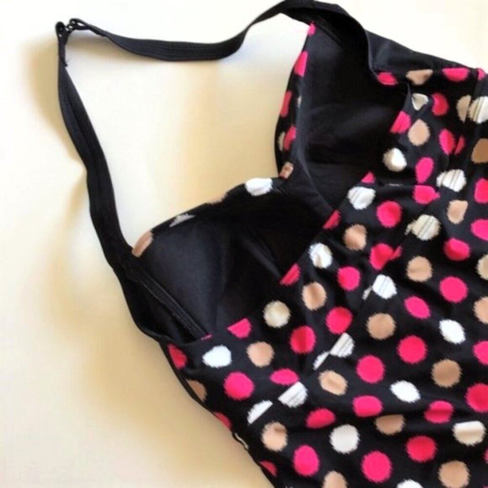 CATALINA TANKINI POLKA-DOT SWIM TOP - Picture 7 of 9